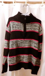 Maglione Sezzit Ragazzo Small 8 Nero, Grigio e 1/4 Zip - Foto 1 di 7