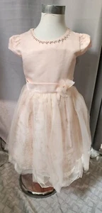 NEW OK.OU Flower Girl Bridesmaid Dress Kids Formal Birthday Party Age 3-4 - Picture 1 of 1