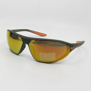 Gafas de sol Nike Aero Swift M nuevas de carga caqui/naranja carga espejadas Kahki - Imagen 1 de 8
