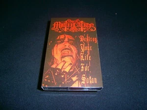 MUTIILATION - Destroy Your Life for Satan. Tape - Picture 1 of 5