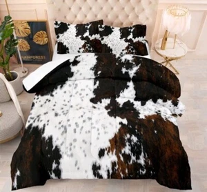 Intelligent Design ID10-169 Size Queen Comforter Set - Cow Pattern  - Picture 1 of 1