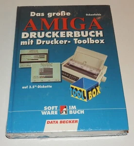 Das große AMIGA DRUCKERBUCH inkl. Software. NEU und noch EINGESCHWEIßT. - Bild 1 von 3