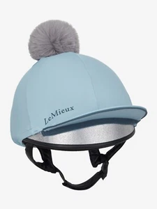 LeMieux Pippa Hat Silk - Glacier | One Size, Contrast Trim, 360 Stretch - Picture 1 of 7