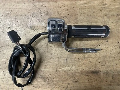 Harley Davidson FXDCI Dyna Super Glide Super 95-05 Chrome Right Bar Switch Twist - Image 1 of 4