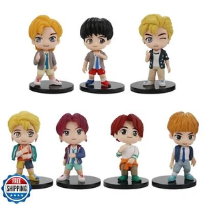 7pcs BTS Cake Toppers Character Set of Action Figures Toys,BTS Mini Figurines - Picture 1 of 5