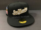 EXCLUSIVE SAN FRANCISCO GIANTS FITTED HAT SCRIPT BLACK RED UV 2007 PATCH 7 1/2