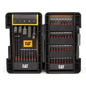 CAT (Caterpillar) 45 Piece Screwdriver Bit Kit Set in Case - Picture 1 of 7