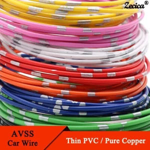 5~50m AVSS Automotive Wires Thin PVC Insulation Pure Copper Line 22/20/18/16/14/ - Picture 1 of 123