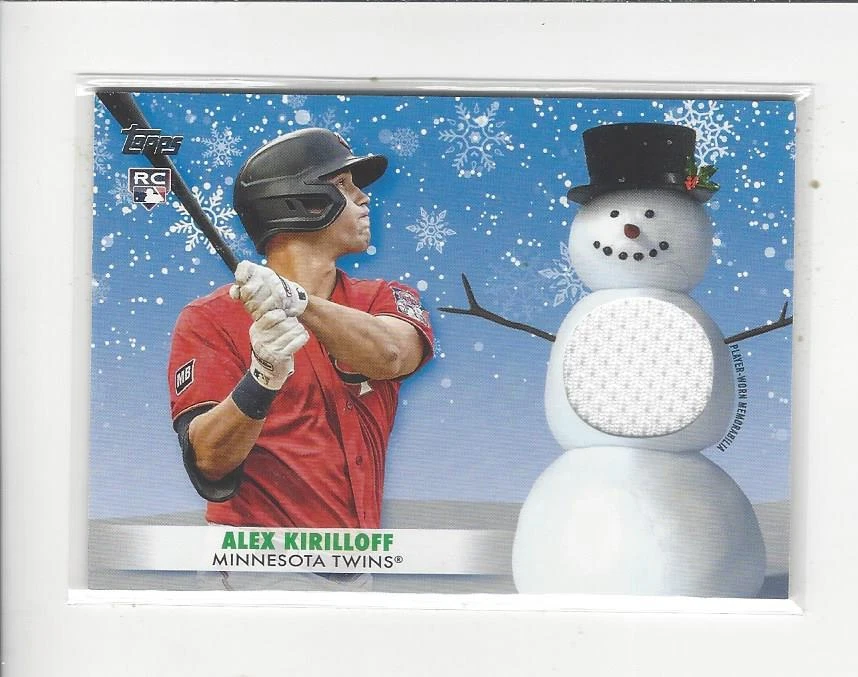 2021 Topps Walmart Holiday Relics Alex Kirilloff Rookie Twins - Image 1 of 1