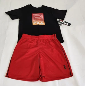 Shirt and shorts set for boys, FILA brand, size M(10). Free Shipping - Picture 1 of 3