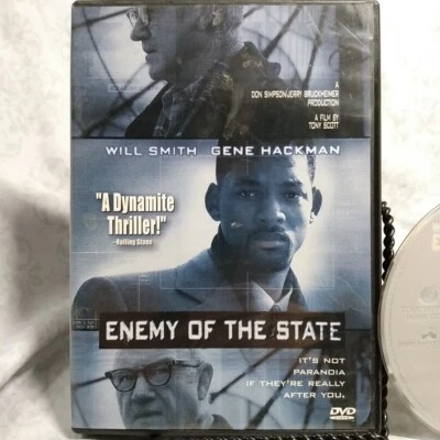 Enemy Of The State DVD Tape It's Not Paranoia If They're Really After You 1998 S Foto 1 de 3