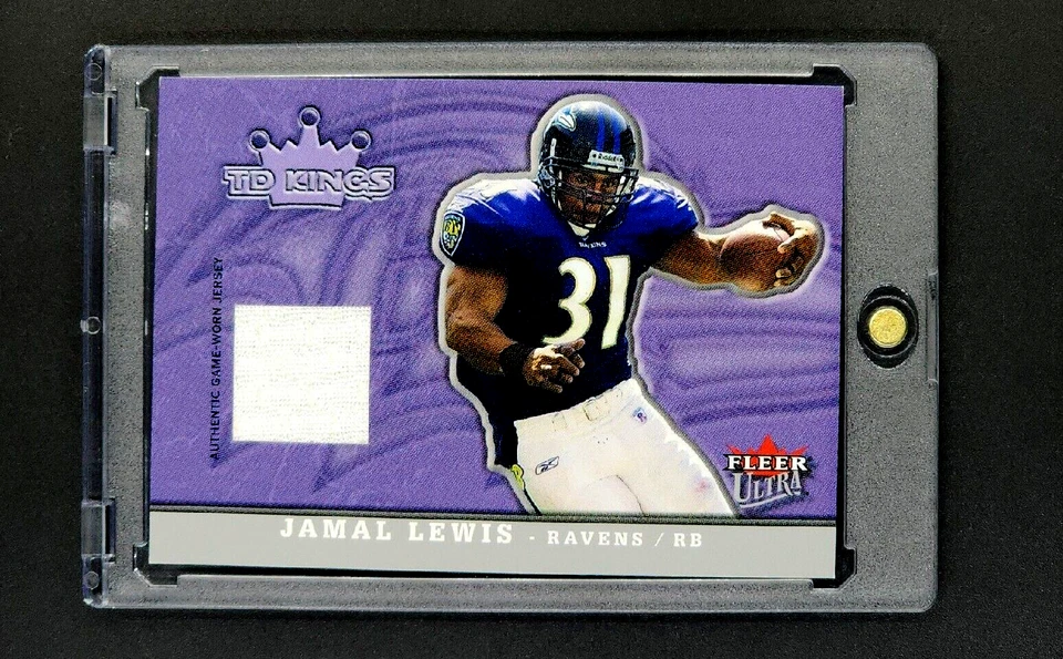 2005 Fleer Ultra TD Kings Silver GU Jersey #TK/JL Jamal Lewis /99 Game Used Card - Image 1 of 4