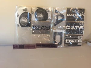 8 Vintage 80s DATSUN KING CAB grill photos negitives early car truck pictures - Picture 1 of 5