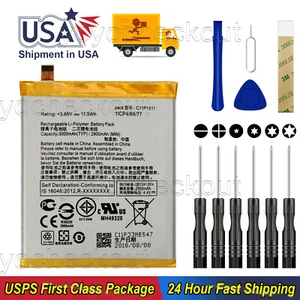 New C11P1511 Battery For Asus ZenFone 3 ZE552KL Z012DB Z012DE Repair Tool USA - Picture 1 of 4