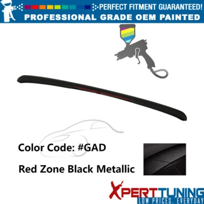 For 13-15 Nissan Altima Sedan #GAD Red Zone Black Metallic Trunk Spoiler W/LED Foto 1 de 4