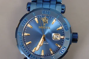 INVICTA Sea Base Men 48mm Stainless Steel Blue Blue dial NH35A Automatic - Picture 1 of 6