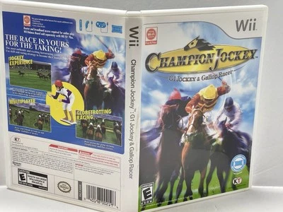 Champion Jockey: G1 Jockey & Gallop Racer (Nintendo Wii, 2011) No Game Disc.   - Image 1 of 4