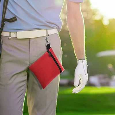 Schlankes Design 2 Stück kompakte Golf Zubehör Taschen mit praktischen Aufsät - Bild 1 von 4