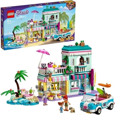 LEGO Friends Surf's Beach House 41693 Toy Doll Girl Ages 6+ - Image 1 of 4