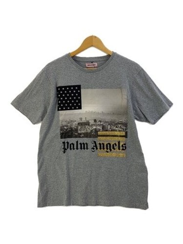 Palm Angels T shirt M Cotone GRIGIO Stampa 