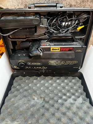 Vintage Sharp VHS Camcorder Zoom 8 Model VL-L210 AS IS - UNTESTED - Image 1 of 4