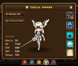 Summoners War EU | LD Starter Akroma - Bild 1 von 1