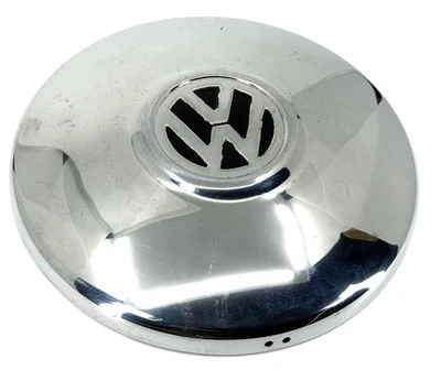 Tapacubos cromados vintage Volkswagen VW cubierta de rueda OEM clásico escarabajo - #1 Foto 1 de 3