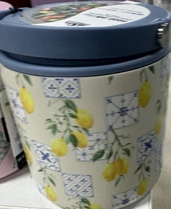Hydrapeak Barattolo Alimentare 25oz Acciaio Inox Isolato Caldo Freddo Blu Limoni π - Foto 1 di 1