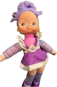 Vintage Rainbow Brite Shy Violet 18 Zoll Puppe 1983 Hallmark Plüsch lila groß 80er - Bild 1 von 9
