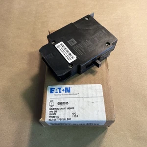 NEW Eaton Cutler Hammer GHB1015 1 Pole 15 Amp 277V Circuit Breaker - NEW IN BOX - Picture 1 of 8