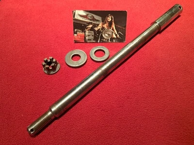 1982 Yamaha Maxim XJ650 XJ 650 OEM parafuso de eixo de roda traseira roscas retas bom - Imagem 1 de 4