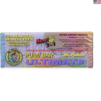 Barra PUMI profesional de doble grano - removedor de callos 2 en 1 lavanda para pies suaves Foto 1 de 3