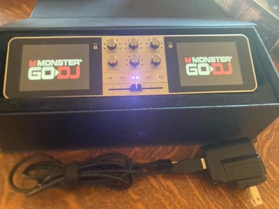 Monster Go DJ 2-Channel Portable Digital Turntable Complete In Box W Sony Phones - Image 1 of 4
