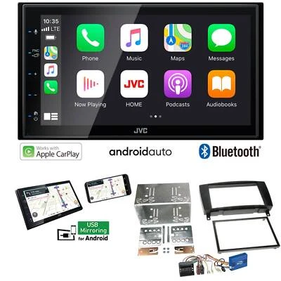 JVC KW-M560BT Radio Apple CarPlay für Mercedes Benz CLK Facelift inkl Canbus - Bild 1 von 4