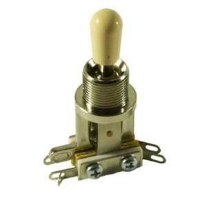 Centralab® 3 Way Short Toggle Switch Nickel fits Gibson Les Paul switchcraft - Picture 1 of 2