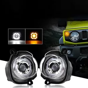 Luces de giro LED luces delanteras ámbar blanco para Suzuki Jimny 2018 2019 2020 - Imagen 1 de 10