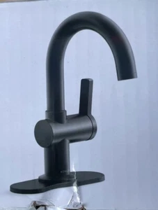 Kohler Premise One Hole Black Faucet Bathroom - Picture 1 of 2