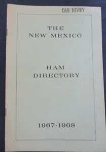 1967 1968 Ham Radio New Mexico Ham Directory - Zdjęcie 1 z 4
