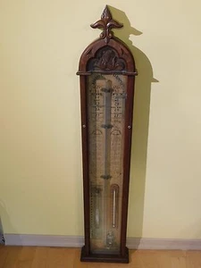 BAROMETER – WETTERSTATION  ENGLAND UM 1860 ADMIRAL FITZROYS - Bild 1 von 7