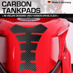 Tankpad "CARBON Tankpads" Tankaufkleber Tankschutz Lackschutz Aufkleber Motorrad - Bild 1 von 17