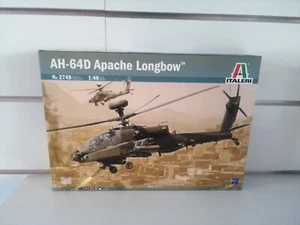 AH-64D APACHE LONGBOW elicottero militare assalto modellino 1-48 Italeri 2748 - Foto 1 di 1