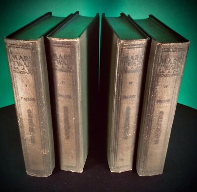 MARK TWAIN 1912 4 BOOK SET  THE PERSONAL AND LITERARY LIFE OF SAMUEL L CLEMENS Foto 1 de 4