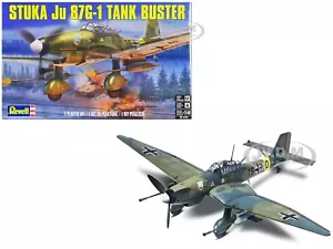 LEVEL 4 MODEL KIT JUNKERS STUKA JU 87G-1 TANK BUSTER PLANE 1/48 REVELL 85-5270 - Picture 1 of 5