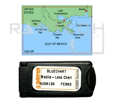Garmin BlueChart MUS013R Mobile-Lake Charles Data Card Marine Chart 010-C0027-00 - Image 1 of 3