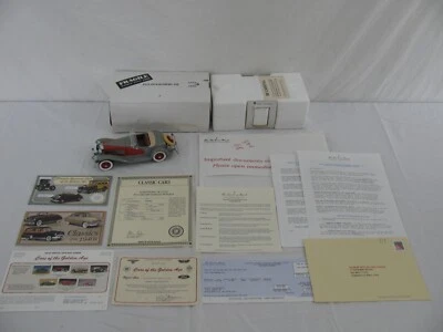 Danbury Mint 1/24 Scale Diecast Gray & Red 1935 Duesenberg SSJ Roadster w/ Title - Image 1 of 4