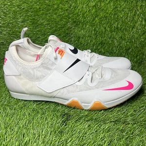 Nike Pole Vault Elite Track & Field Jumping (No Spikes) Mens 13 White AA1204-101 - Picture 1 of 6
