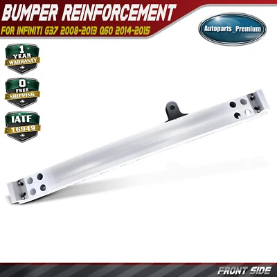 Barra de refuerzo de parachoques delantero para INFINITI G37 2008-2013 Q60 2014-2015 aluminio Foto 1 de 4