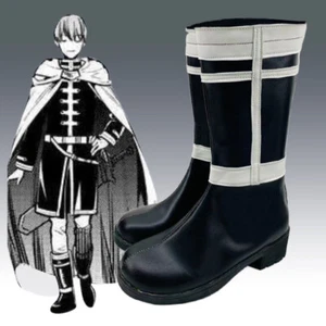 Cosplay Frieren Beyond Journey's End Himmel Shoes Boots Halloween Party Boots PU - Picture 1 of 6