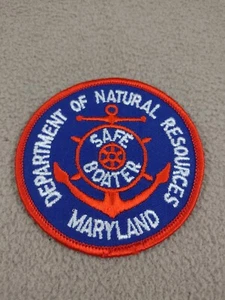 Maryland Department of Natural Resources sicherer Bootsfahrer Aufnäher - Bild 1 von 3