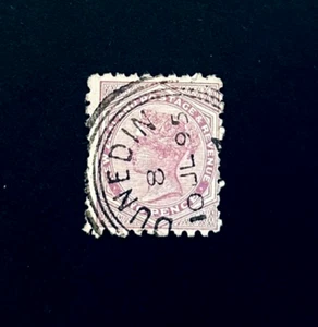 NEW ZEALAND Stamp - 1882 Queen Victoria Two Pence SOTN Dunedin r82 - Picture 1 of 2